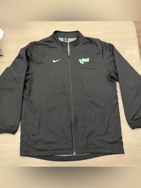 Men’s Nike North Texas Black Full-Zip Jacket with Eagle logo Size XL